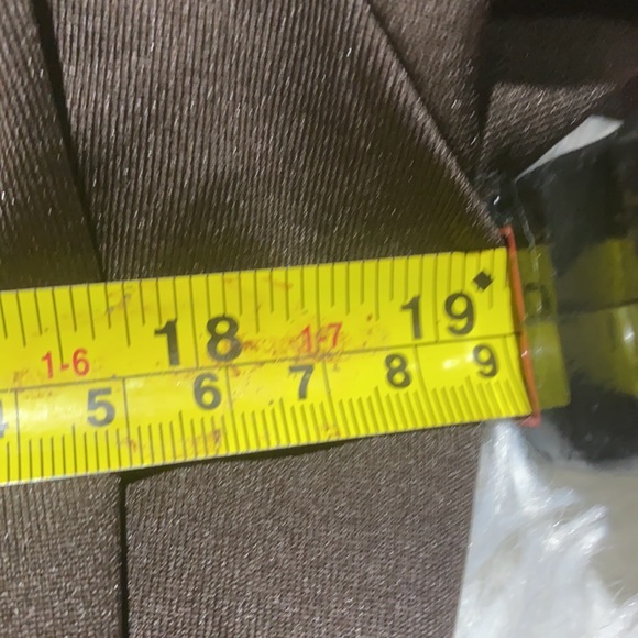 ‼️Beautiful Brown Gold Accents Dress - Picture 8 of 9